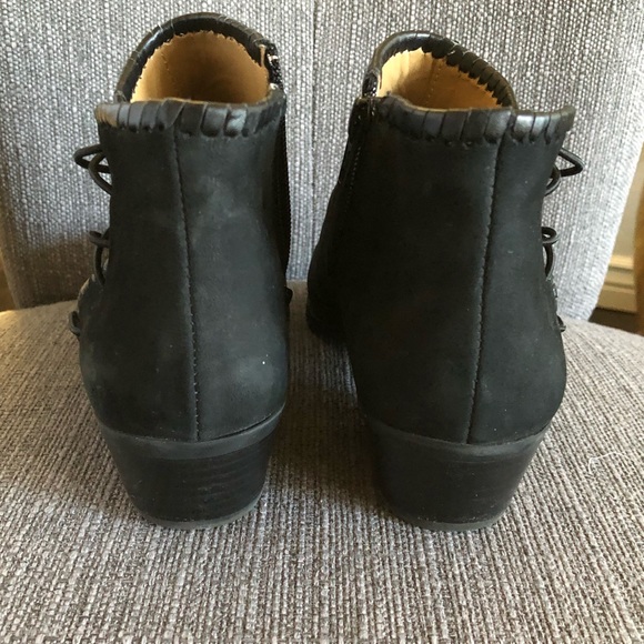Jack Rogers Black Suede Reagan Bootie - Picture 7 of 10